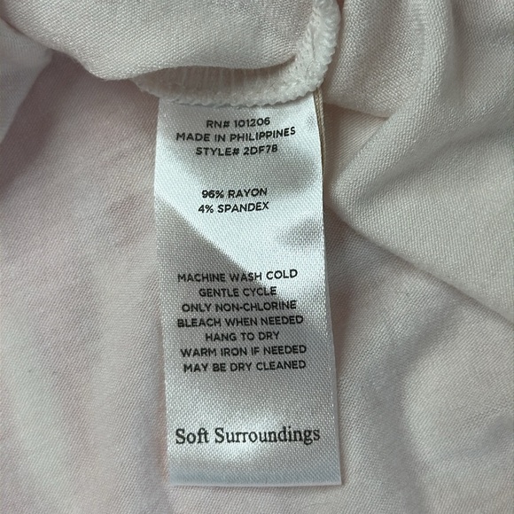 Soft Surroundings Sheer Multicolor Summer Festival Tunic Button Down Size L - Picture 13 of 16